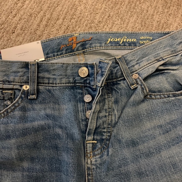 7 FOR ALL MANKIND JOSEFINA BOYFRIEND JEAN - Picture 14 of 15